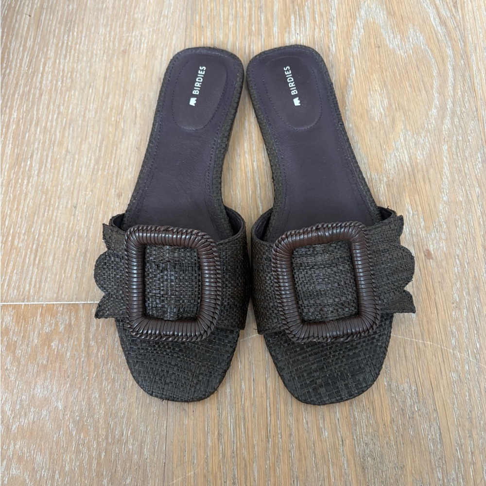 Birdies “The Kiwi” in Chocolate Raffia